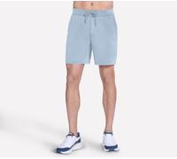 Skechers Skechcloud Elevate 7 Inch pantalones cortos en Blanco/Azul, talla XL