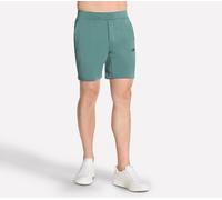 Skechers Skechcloud Elevate 7 Inch pantalones cortos en Piedra/Oliva, talla Grande