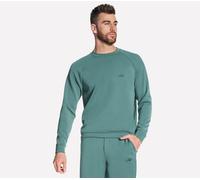 Skechers SKECHCLOUD Elevate Crew en Piedra/Oliva, talla XL