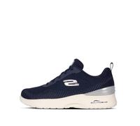 Skechers, Skech-Air Dynamight Splendid Path Mujer, Malla Azul Marino con Ribete Lavanda, 37.5 EU