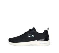 Skechers, Skech-Air Dynamight Splendid Path Mujer, Ribete de Malla Negra bígaro, 35 EU
