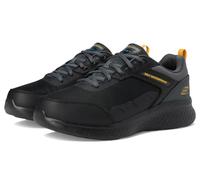 Skechers Skechers Lite Pro Ankkor- Zapatillas Deportivas para Hombre, Malla de Cuero Negro TPU Ribete Amarillo carbón, 45 EU