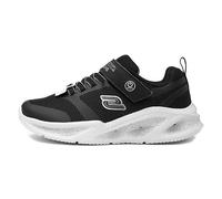 Skechers Skechers Meteor-Lights, Zapatos Deportivos Niños, Black Textile / Synthetic / Grey Trim, 33 EU