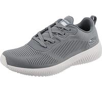 Skechers SKECHERS SQUAD, Sneaker para Hombre, Gray Mesh/Trim, 41 EU
