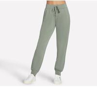 Skechers SKECHLUXE Elevate Jogger en Taupe/Oliva, talla Media