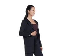 Skechers Skechluxe Restful Hoodigan Suéter encogiéndose de Hombros, Schwarz, Mittel De Las Mujeres