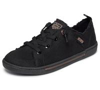 Skechers Skip Cute - B Cute Sweet Zapatillas sin Cordones para Mujer, Manos Libres, Negro/Negro, 9.5 Wide