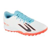 Skechers Skx_2 Club TF Football Turf Boots, Zapatillas de fútbol Hombre, Blanco sintético Turquesa sintético Rosa TR, 43 EU