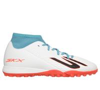 Skechers SKX_2 Jr High Youth TF en Blanco/Turquesa, talla 38