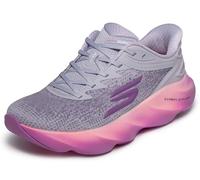 Skechers Skx Aero Burst Si, Zapatillas Mujer, Lavender Textile/Neon Pink Trim, 37 EU