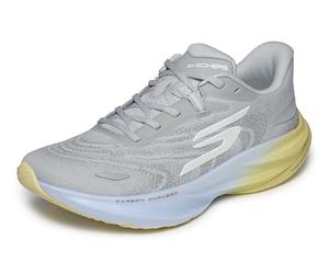 Skechers Skx Aero Spark Zapatillas para Correr Zapatilla Neutral Mujeres Gris Claro - Gray Textile/Multi Trim 38