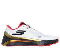 Skechers SKX Full-Court Press en Blanco/Negro/Rojo, talla 47.5, Vegan