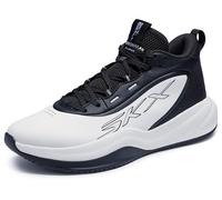 Skechers SKX League - Zapatillas de baloncesto para hombre, Blanco/Negro, 41 EU