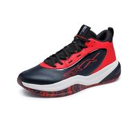 Skechers SKX League - Zapatillas de baloncesto para hombre, Negro/Rojo, 43 EU
