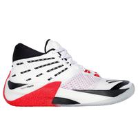 Skechers SKX REIGN en Blanco/Rojo/Negro, talla 42.5, Vegan