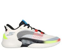 Skechers SKX RESAGRIP en Blanco/Negro/Rojo, talla 40
