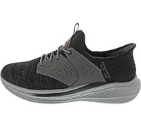 Skechers Tenis Slade-Caster para hombre, Negro/Gris, 46 EU