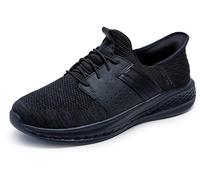 Skechers Slade-Ocon Manos Libres sin Cordones, Mocasín Hombre, Black, 41 EU