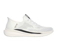 Skechers Slade-Quinto-Manos Libres sin Cordones, Mocasín Hombre, White Opulent Garden, 43 EU