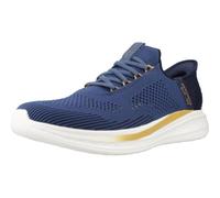 Skechers Slade Quinto, Mocasín Hombre, Azul, 45.5 EU