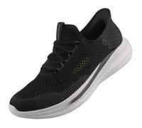 Skechers Slade Quinto, Zapatillas Hombre, Black Knit, 48.5 EU