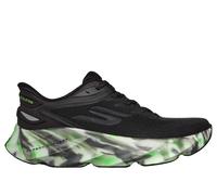 Skechers Slip-ins: Aero Burst - Glow en the Dark en Negro/Verde, talla 42.5, Vegan