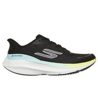 Skechers Aero Pulse Performance Zapatillas de Correr para Mujer, Black Textile/Yellow/Blue Trim, 37.5 EU