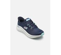 Skechers Arch Fit 2.0 Fresh Pace, Zapatillas Mujer, Navy Mesh/Duraleather/Multi Trim, 36 EU