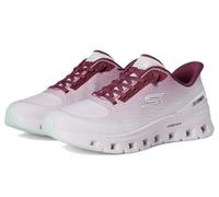 Skechers Zapatillas de mujer Arch Fit Glide-Step Pro veganas Malla lavanda/ribete burdeos Talla 39EU