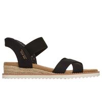 Skechers Slip-ins: BOBS Desert Kiss - Golden Lily en Negro, talla 38, Vegan