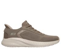 Skechers Slip-ins: BOBS Sport Squad Chaos - Solid Step en Taupeoscuro, talla 46, Vegan