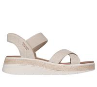 Skechers Slip-ins: BOBS Sun Ray - Bright Take en Natural, talla 36.5, Vegan