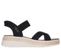 Skechers Slip-ins: BOBS Sun Ray - Bright Take en Negro, talla 39.5, Vegan