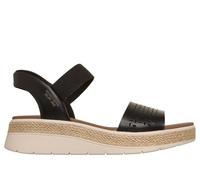 Skechers Slip-ins: BOBS Sun Ray - Step Aside en Negro, talla 38, Vegan