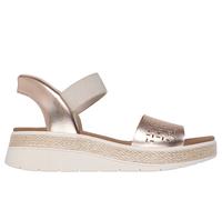 Skechers Slip-ins: BOBS Sun Ray - Step Aside en Roseoro, talla 38, Vegan