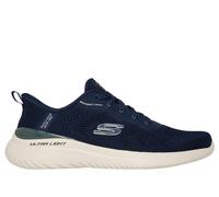 Skechers Slip-ins: Bounder 2.0 - Almir en Navy/Verde, talla 42, Vegan