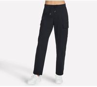 Skechers Slip-IN Cargo Pant Pantalones Informales, Negro, S para Mujer