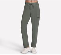 Skechers Slip-IN Cargo Pant Pantalones Informales, Verde, XXL para Mujer