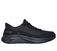 Skechers Contour Foam Cozy Fit - Zapatillas Deportivas sin Cordones para Hombres, Color Negro/Negro, Talla 40,5 con Horma Ancha