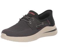 Skechers Slip-ins: Delson 3.0-Roth, Mocasín Hombre, Chbk, 41.5 EU Ancho