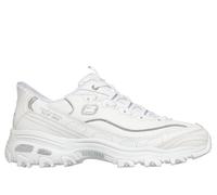 Skechers Slip-ins: D'Lites - Winning Choice en Blanco/Plata, talla 36.5