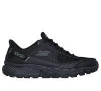 Skechers Dynamite at Escapar - Zapatillas de calce fácil sin cierre, para hombre, Negro/Negro, 47.5 EU