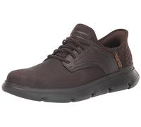 Skechers Slip-ins Garza-Gervin Casual Slip-on Shoes, Zapatillas Informales Hombre, Chocolate Leather, 42.5 EU