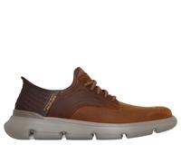 Skechers Garza-Gervin with Slip-in Technology, Zapatos Hombre, Brown, 47.5 EU