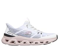 Skechers Glide-Step Altus Fast Lane, Zapatillas Mujer, White Mesh/Black & Pink Trim, 39 EU