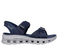 Skechers Glide-Step Pro Sandal Salvoe, Sandalia Hombre, Navy Textile/PU, 45 EU