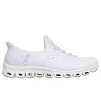 Skechers Slip-ins: Glide-Step - Pursuit en Blanco/Plata, talla 39, Vegan