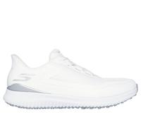Skechers Go Golf Tenis de Golf sin Pinchos para Mujer, Blanco Plateado, 39.5 EU