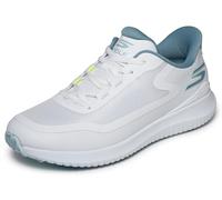 Skechers Slip-ins: GO Golf Flight Spikeless Lace Up Mesh Sneakers para Hombre, Blanco/Azul Claro, 6.5 UK