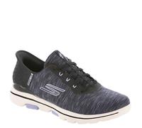 Skechers Slip-ins GO Golf Walk 5 - Zapatillas Deportivas sin Cierre para Mujer, Negro (Black/Lavender), 38.5 EU